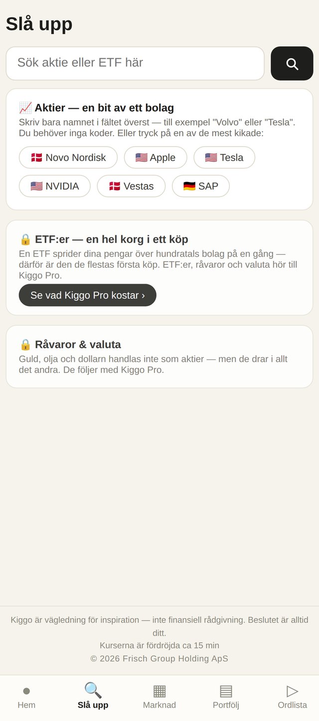 Sökningen: skriv Novo, så kommer förslagen direkt.